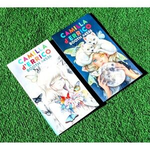 Camilla d'Errico SDCC 2025 Art Merchandise 3-Part Folding Ad Hand Pamphlet New
